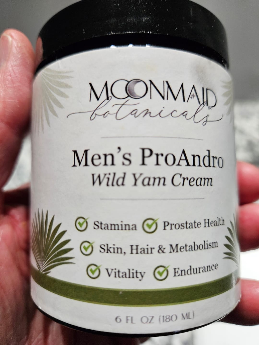 Customer photo review of ProAndro Men's Wild Yam Cream (6oz)