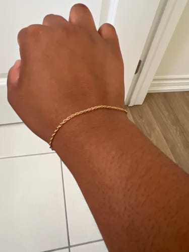 Customer photo review of Permanent Jewelry - Gold Filled/925