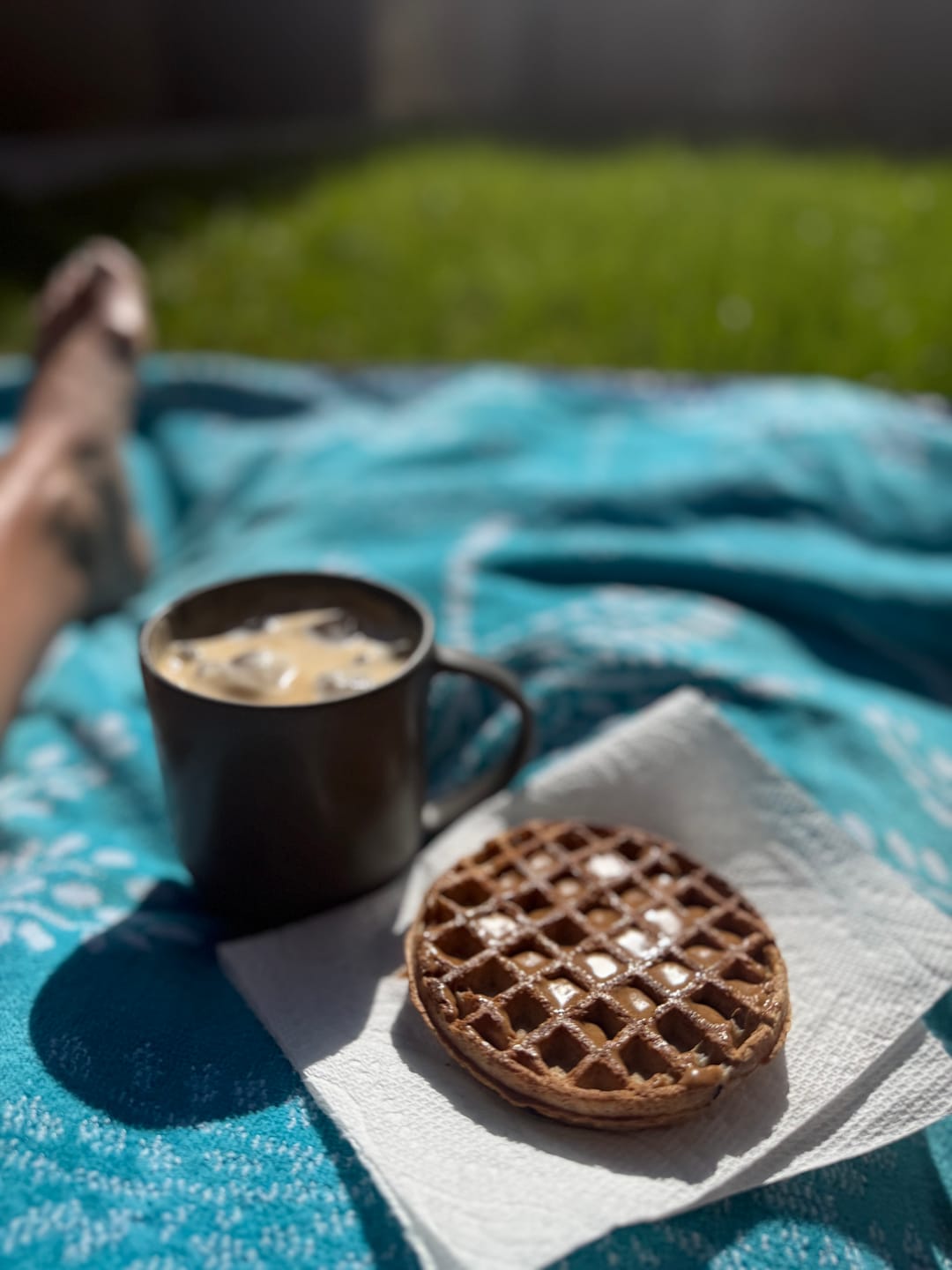 Customer photo review of Protein Waffles At Home (5x 8-packs)