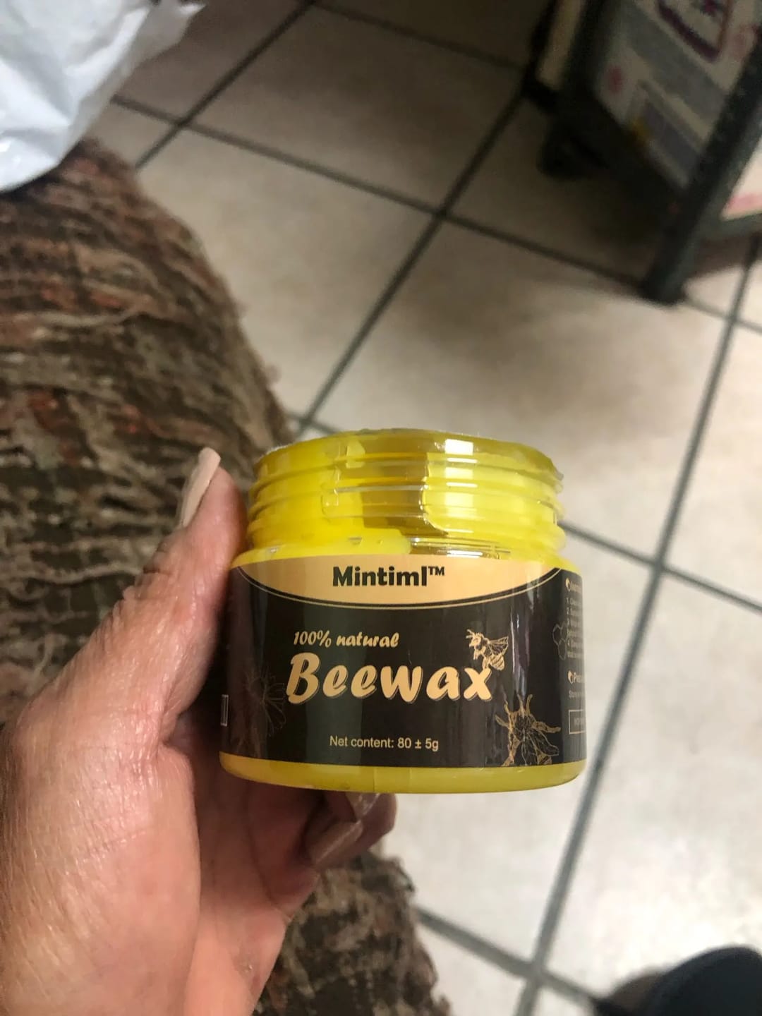 Customer photo review of Vosak za poliranje drveta