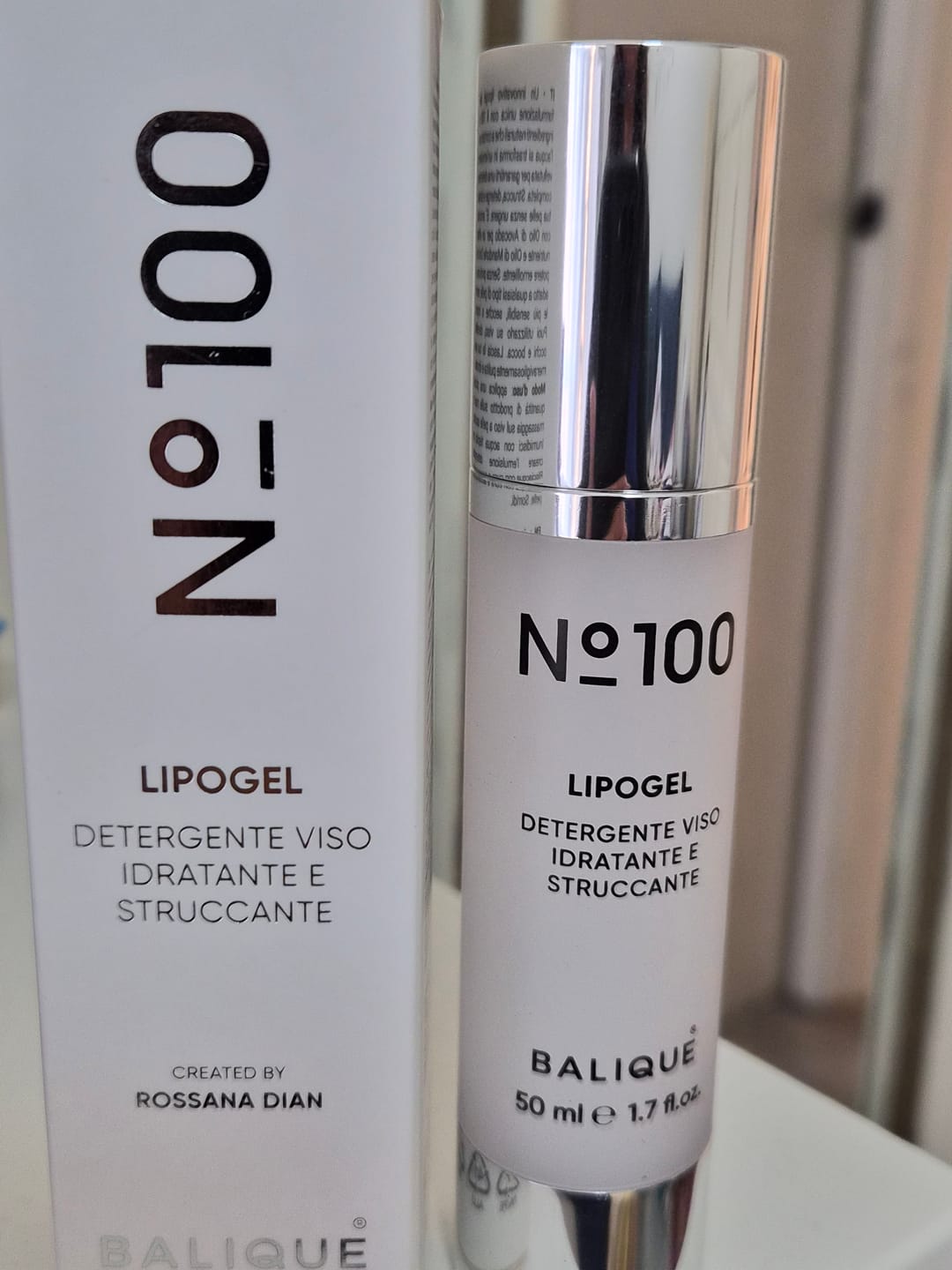 Customer photo review of N°100 LIPOGEL - Detergente viso