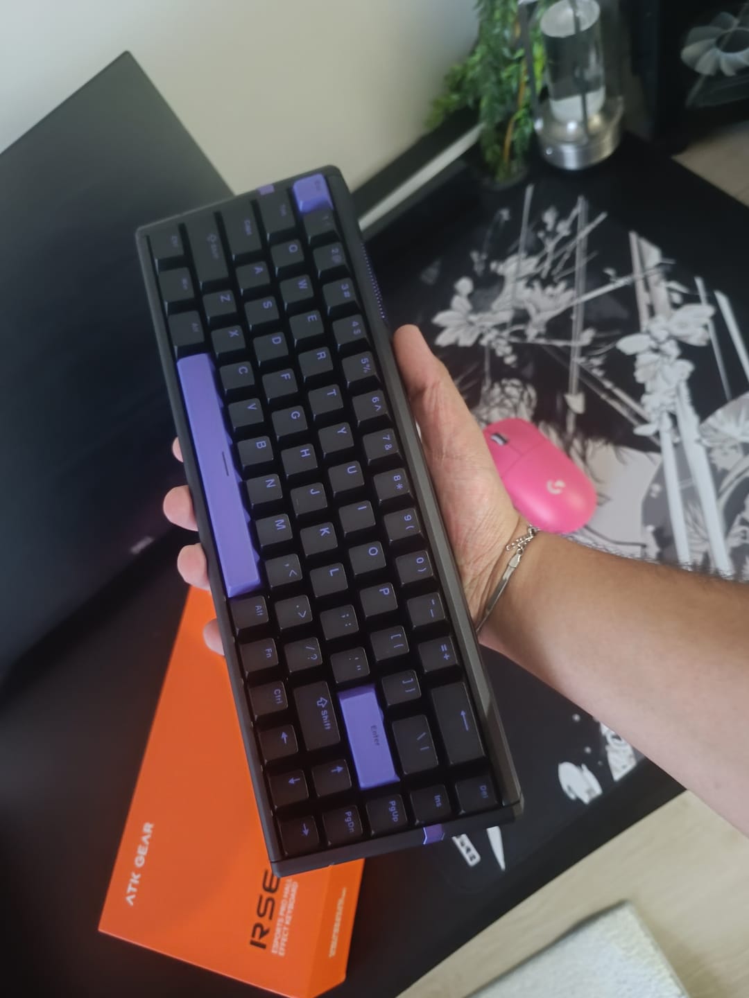 Customer photo review of ATK RS6 Alüminyum Klavye (Manyetik Switch / HE)