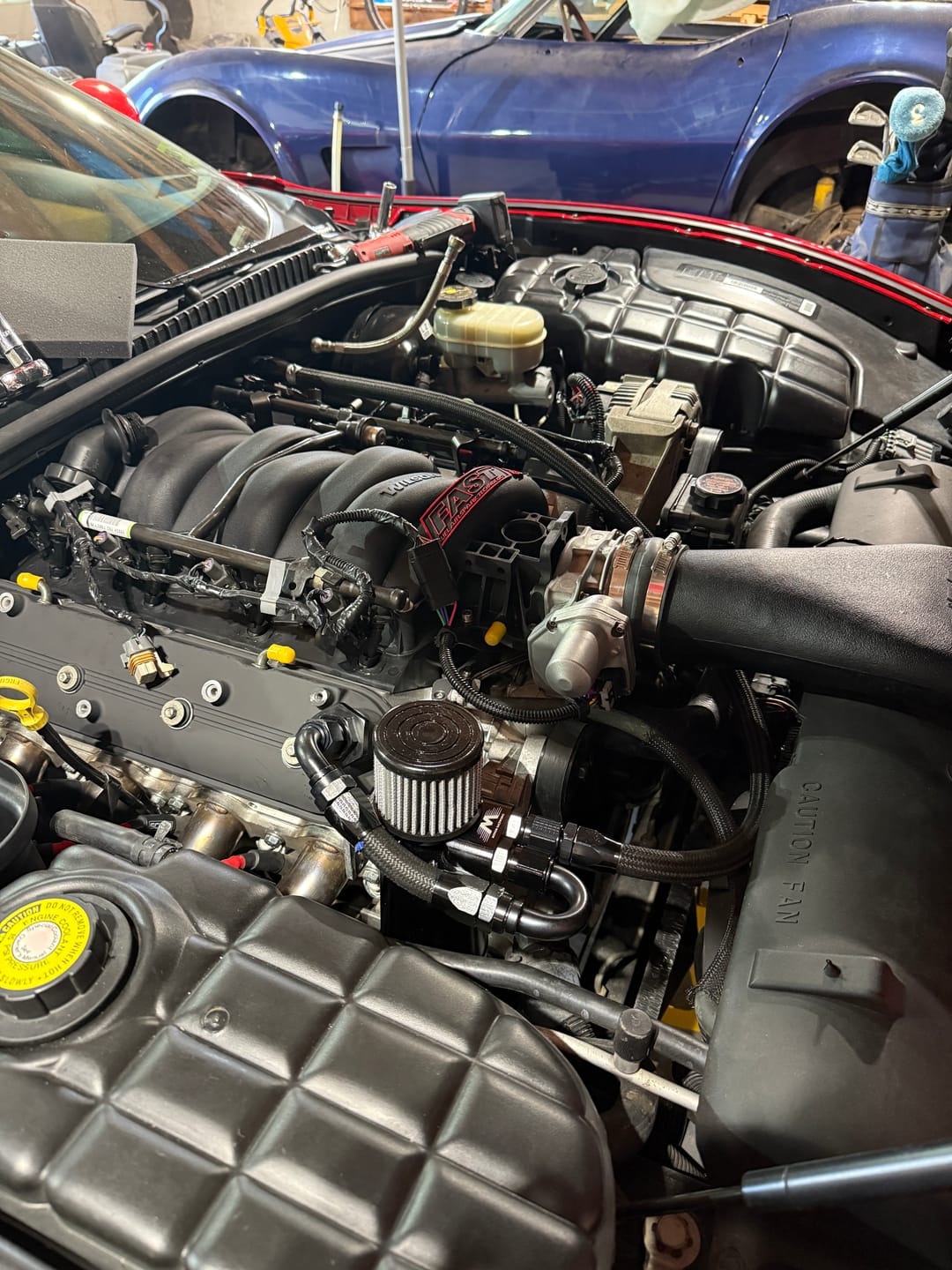 Customer photo review of Motion Raceworks Catch Can Kit for MRW Billet Valve Covers