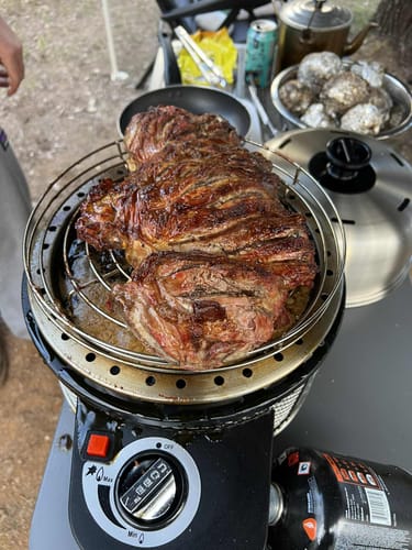 Customer photo review of COBB Grill Gas Bundle