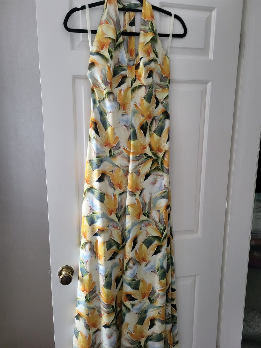 Customer photo review of Flame Lily Viscose Twill Fabric