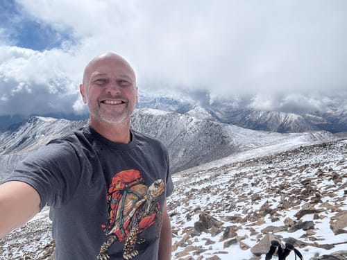 Customer photo review of Turtle Backpacker T-Shirt