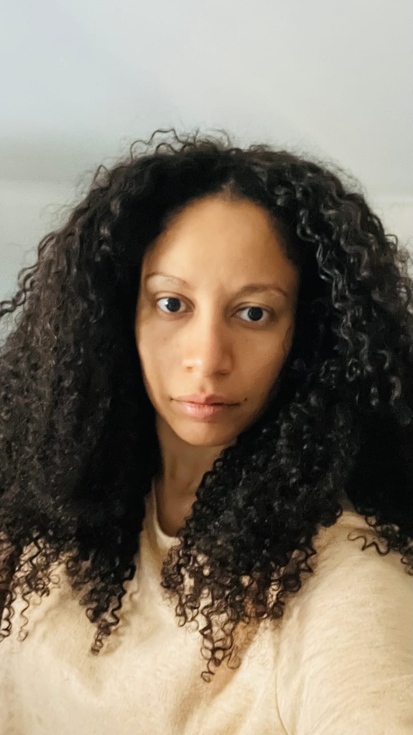 Customer photo review of Kayla 3C Burmese Loose Kinky Curly -  InVisiRoot® Clip-ins (AKA TrueRoot™ Clip-ins)