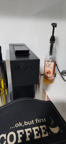 Customer photo review of Caramel Coffee Syrup