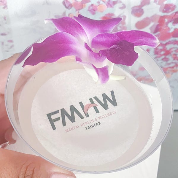 Customer photo review of 50-1000 Personalized Edible Drink Toppers: Monogram Cocktail Garnishes