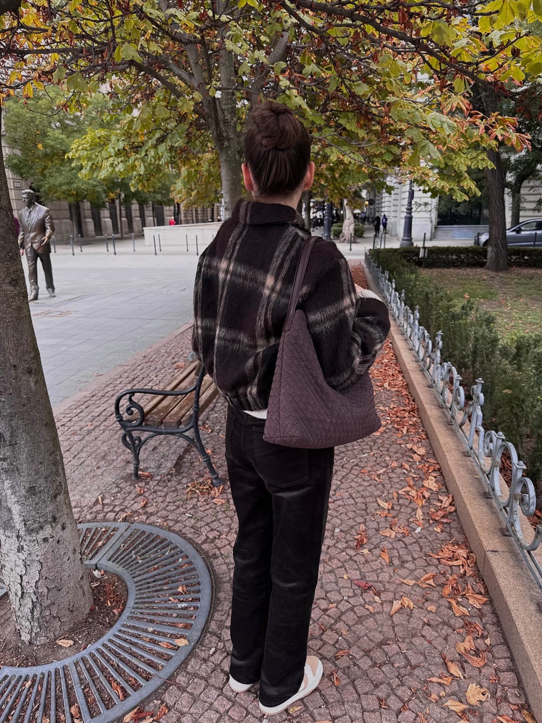 Customer photo review of Chelsea Suede Tote Bag