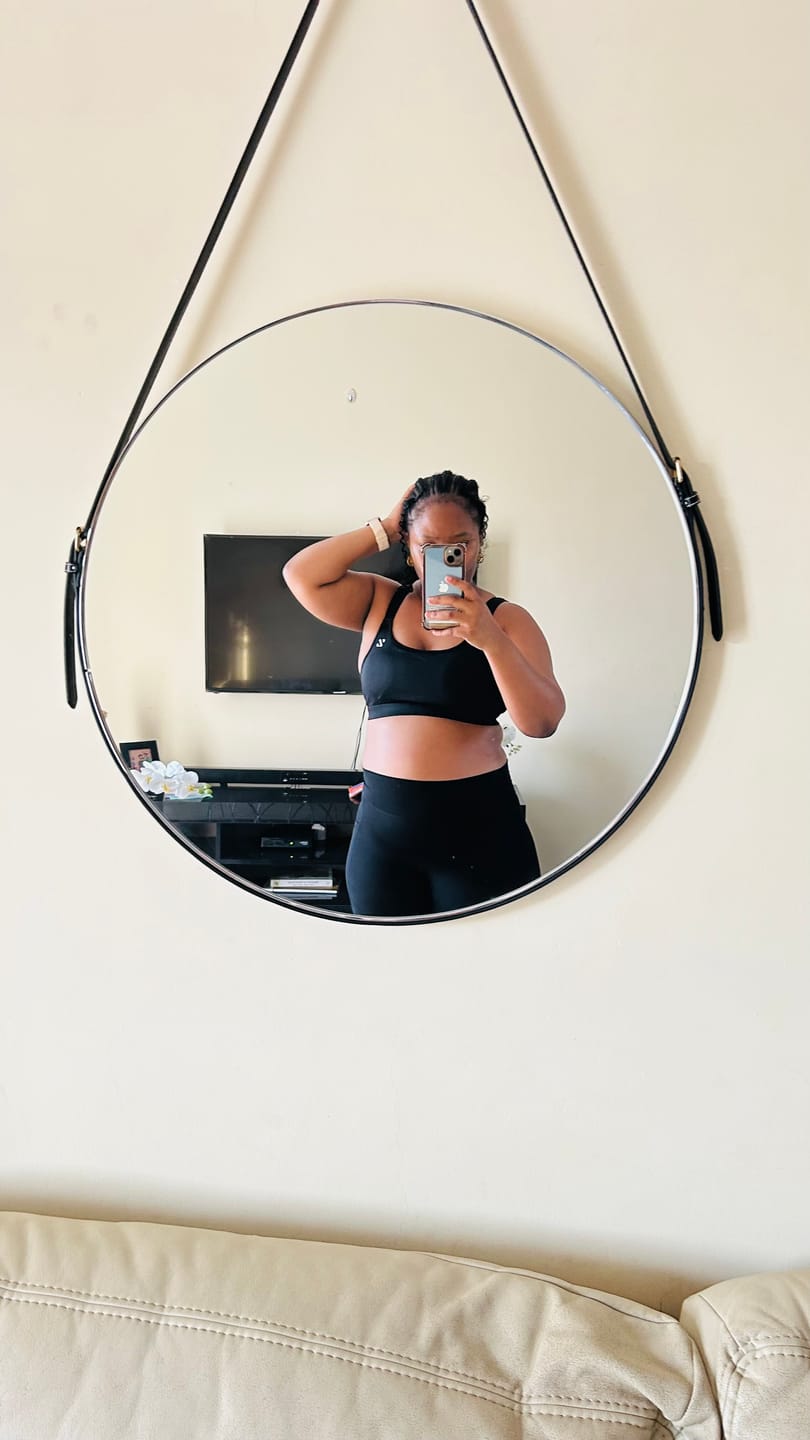 Customer photo review of Sport Yoga Set Tracksuit Gym Set