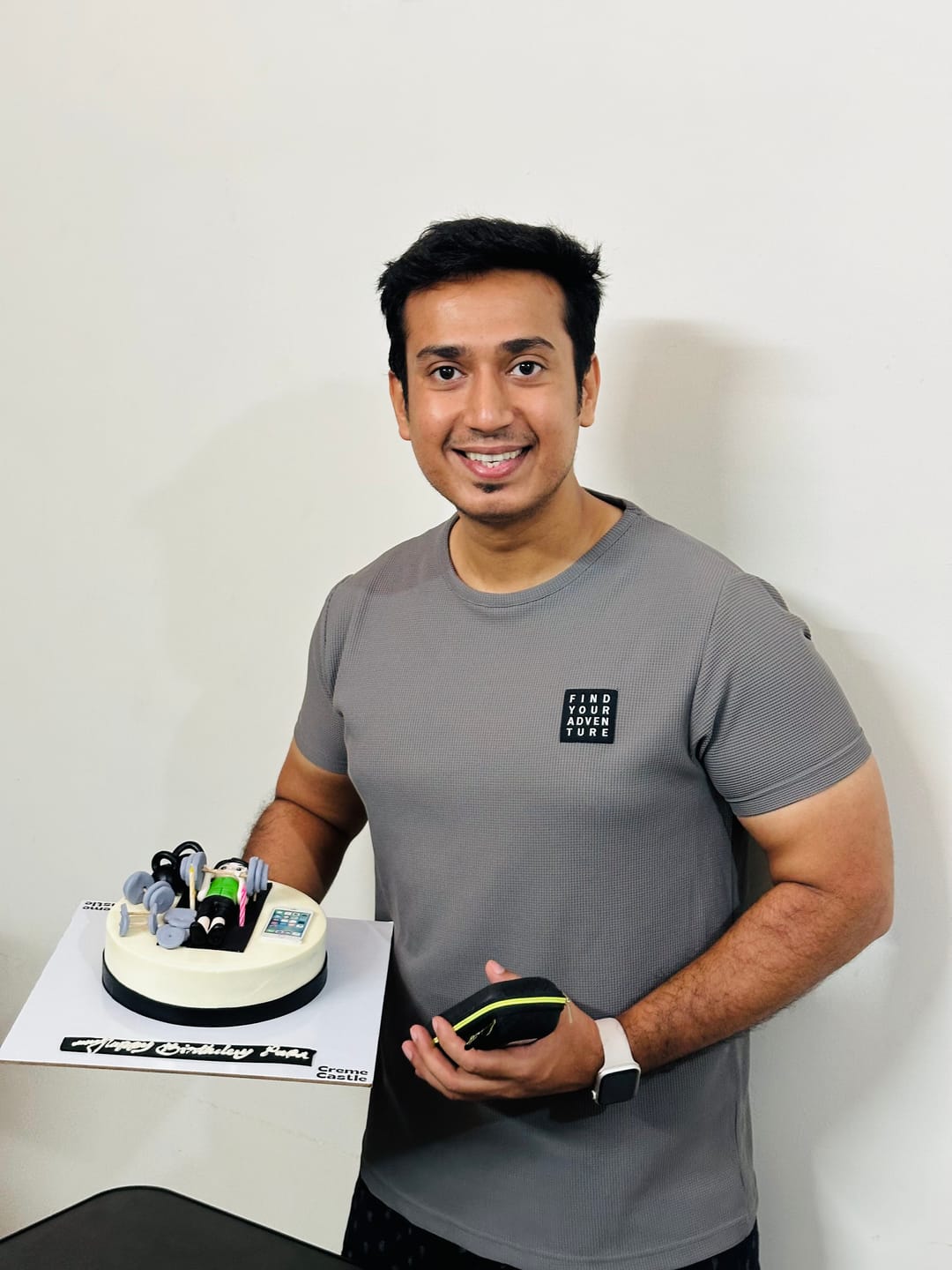 Customer photo review of Gym Lover Birthday Cake