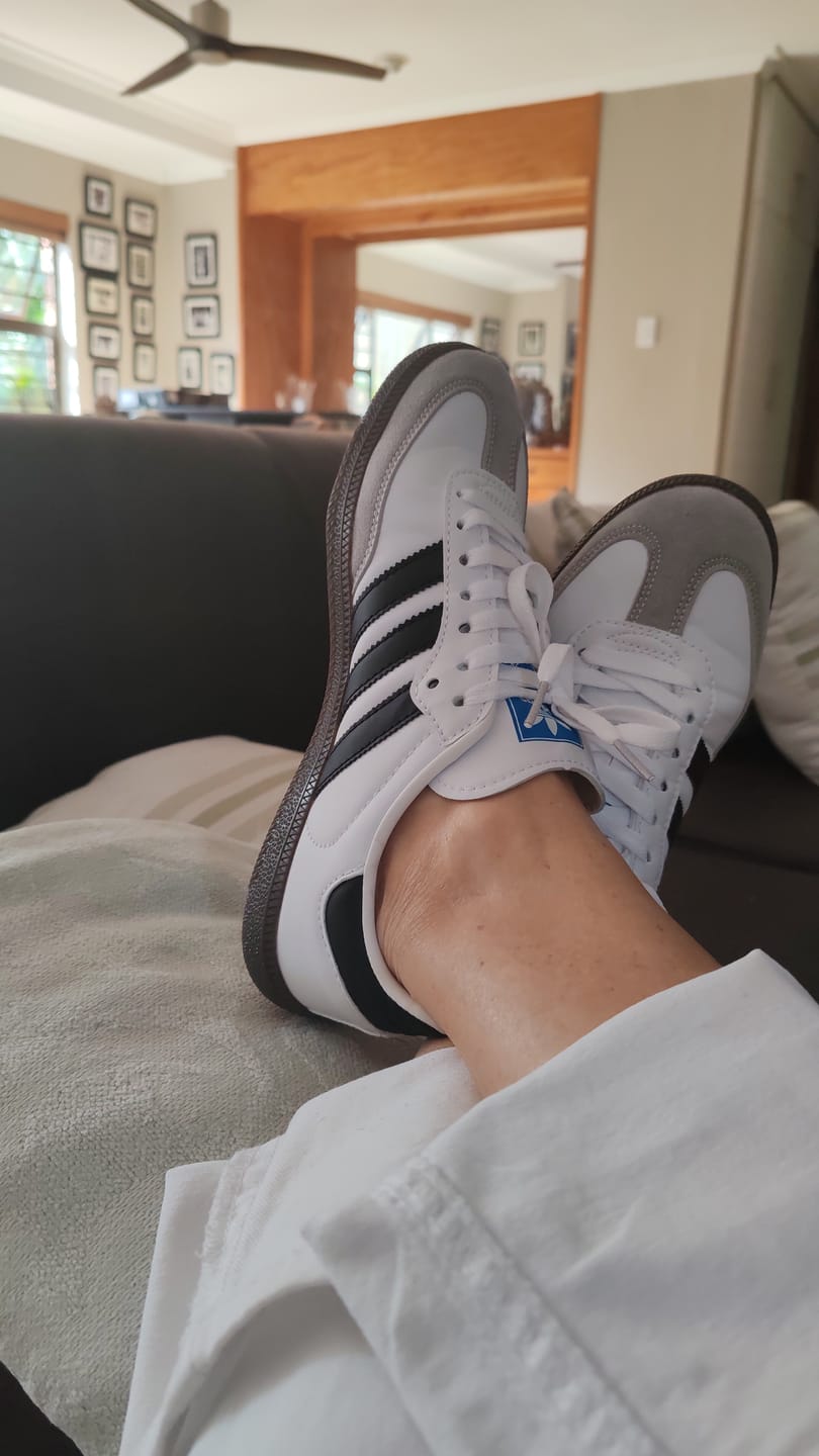 Customer photo review of Adidas samba White