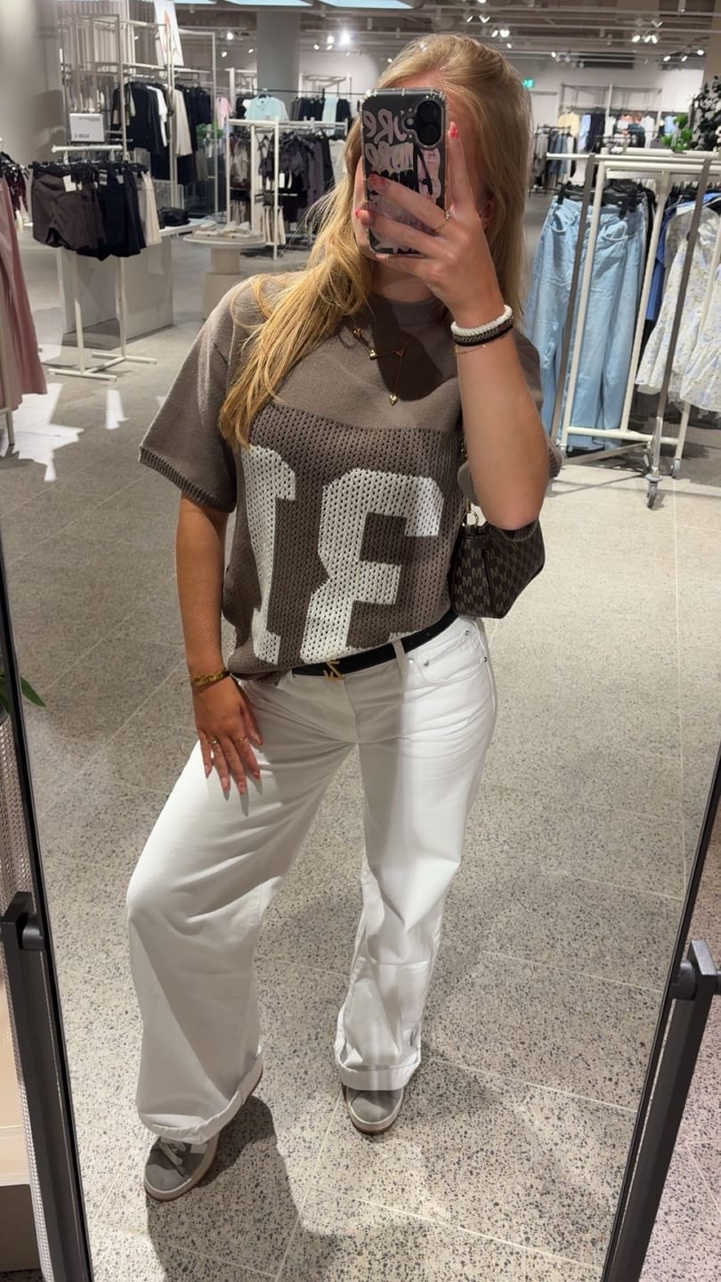 Customer photo review of KNIT JERSEY TAUPE