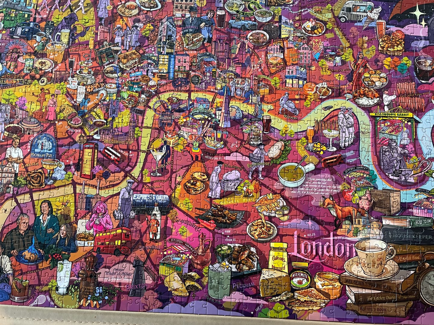 Customer photo review of Gourmet Puzzle - London