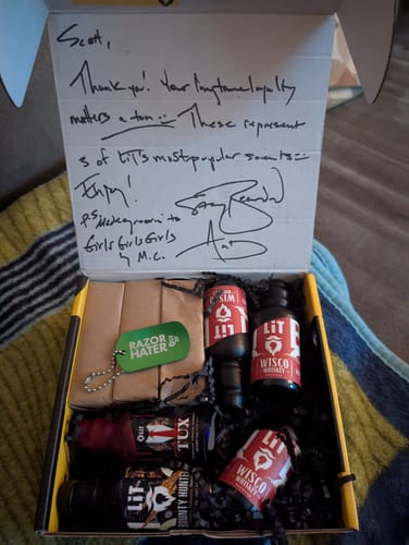 Customer photo review of WISCO Whiskey Oil (1oz)