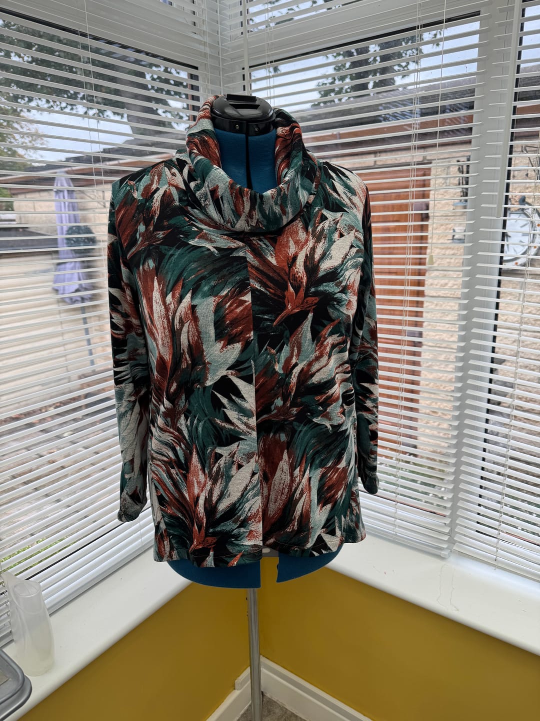 Customer photo review of Tropical Blooms Digital Modal-Touch Jersey Fabric