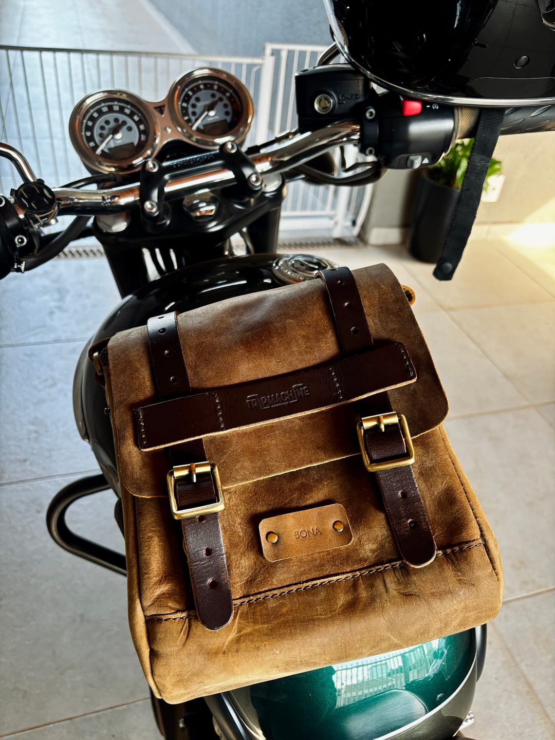 Customer photo review of tank and tail bag