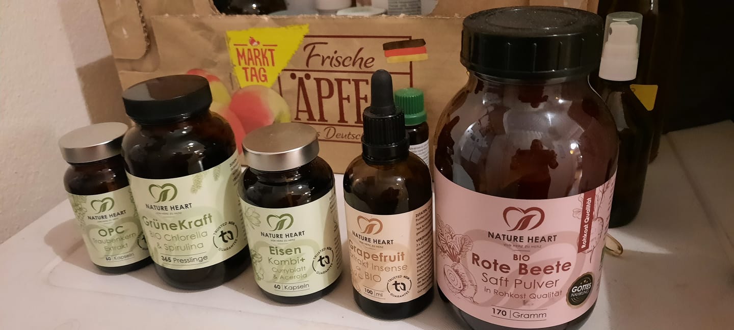 Customer photo review of Grüne Kraft - Bio Chlorella & Spirulina