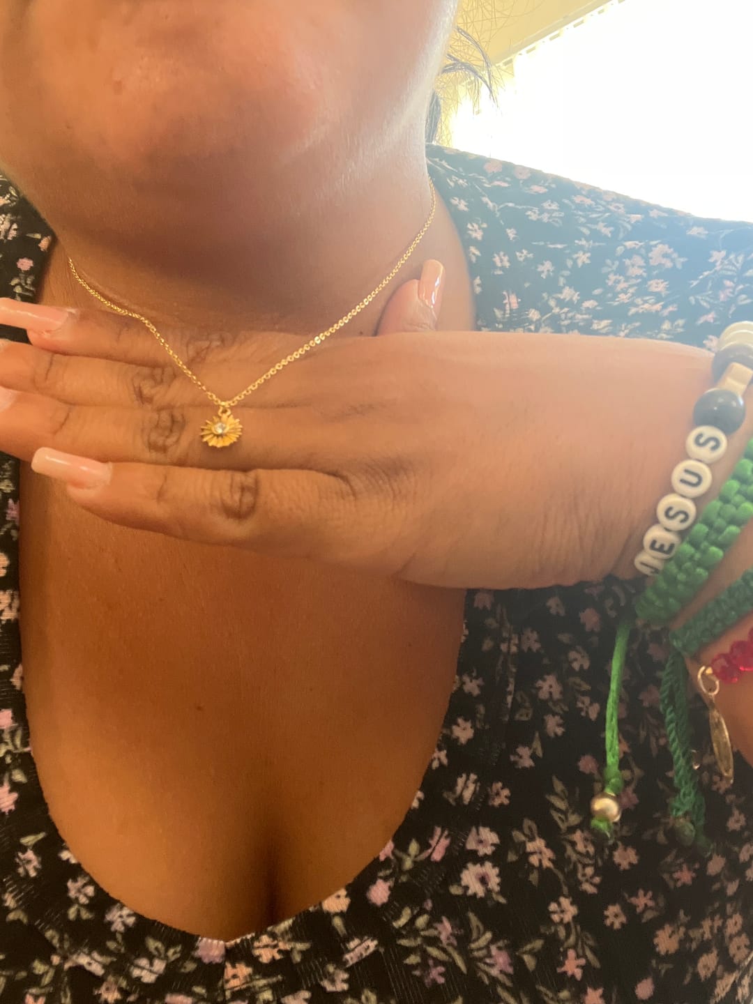 Customer photo review of Eucharist Necklace