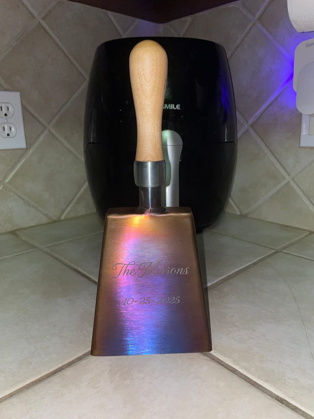 Customer photo review of MSU State Baseball BattleBell