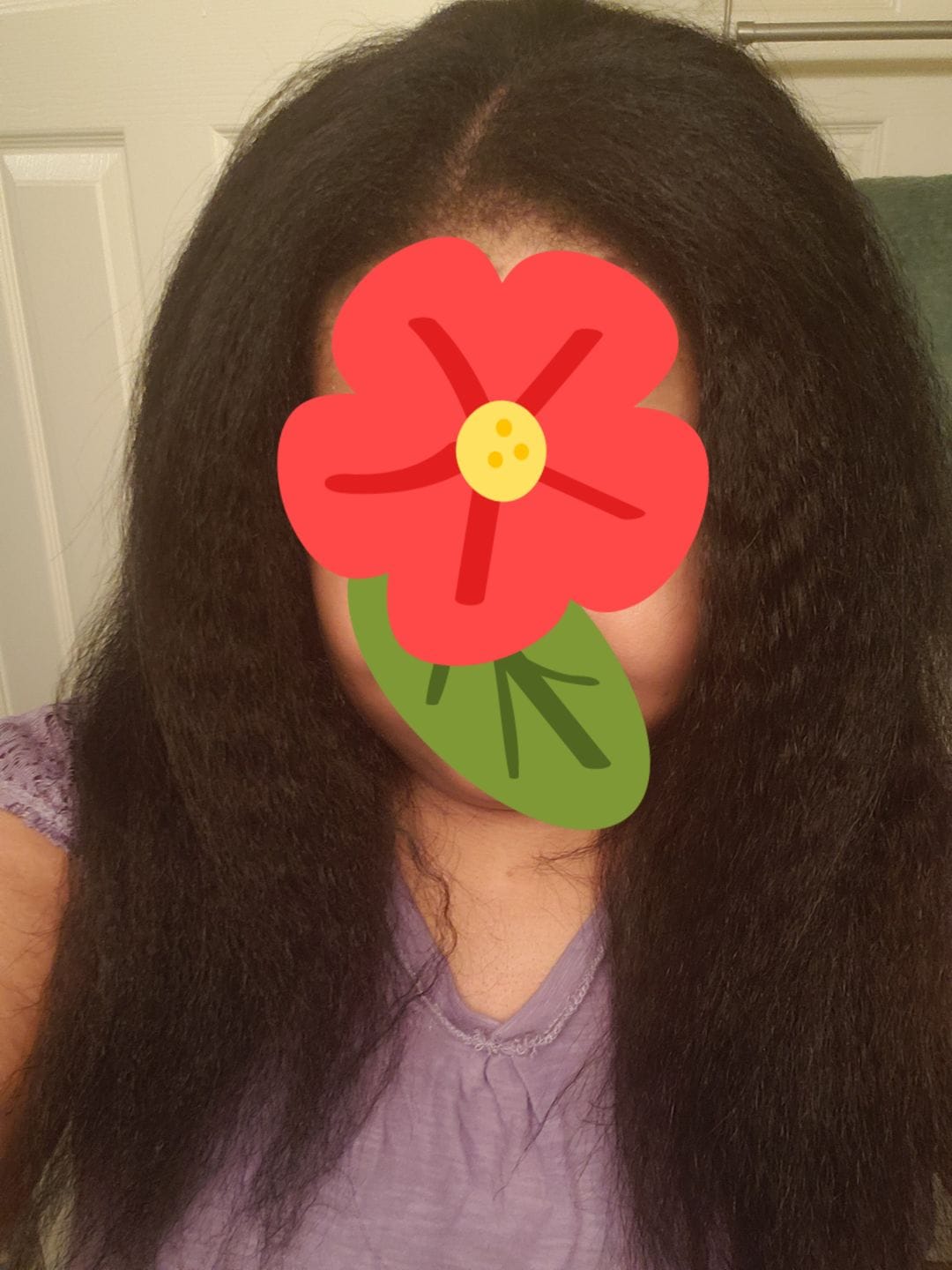 Customer photo review of Jada Cambodian Kinky Straight - Traditional Weft Clip In Bundles