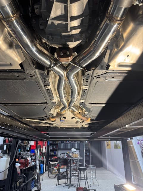 Customer photo review of Corvette C7 3" 6.2L V8 3" Connection Performance X-Pipe