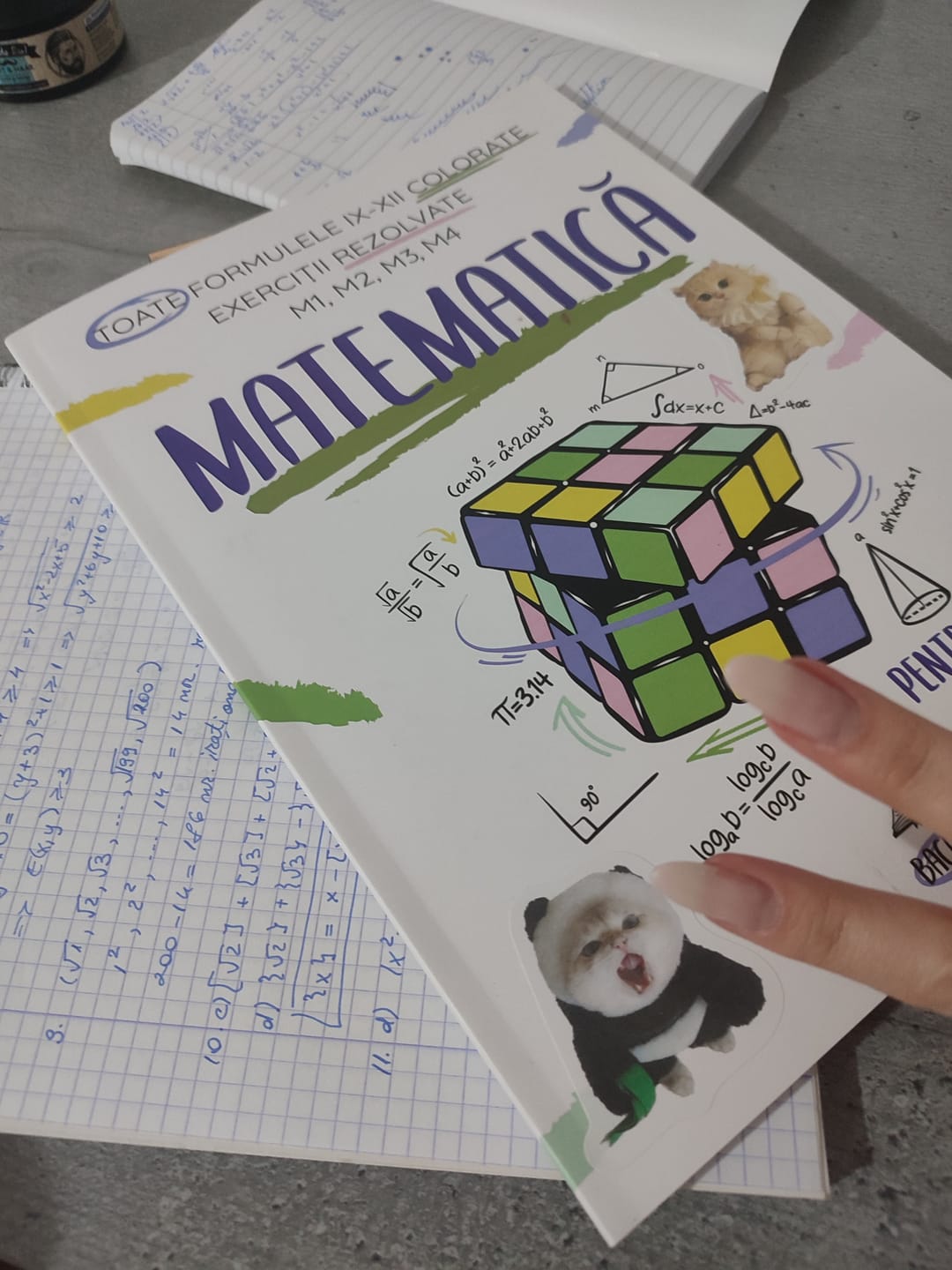 Customer photo review of Carte Matematică Bacalaureat (M1, M2, M3, M4) Bacademia