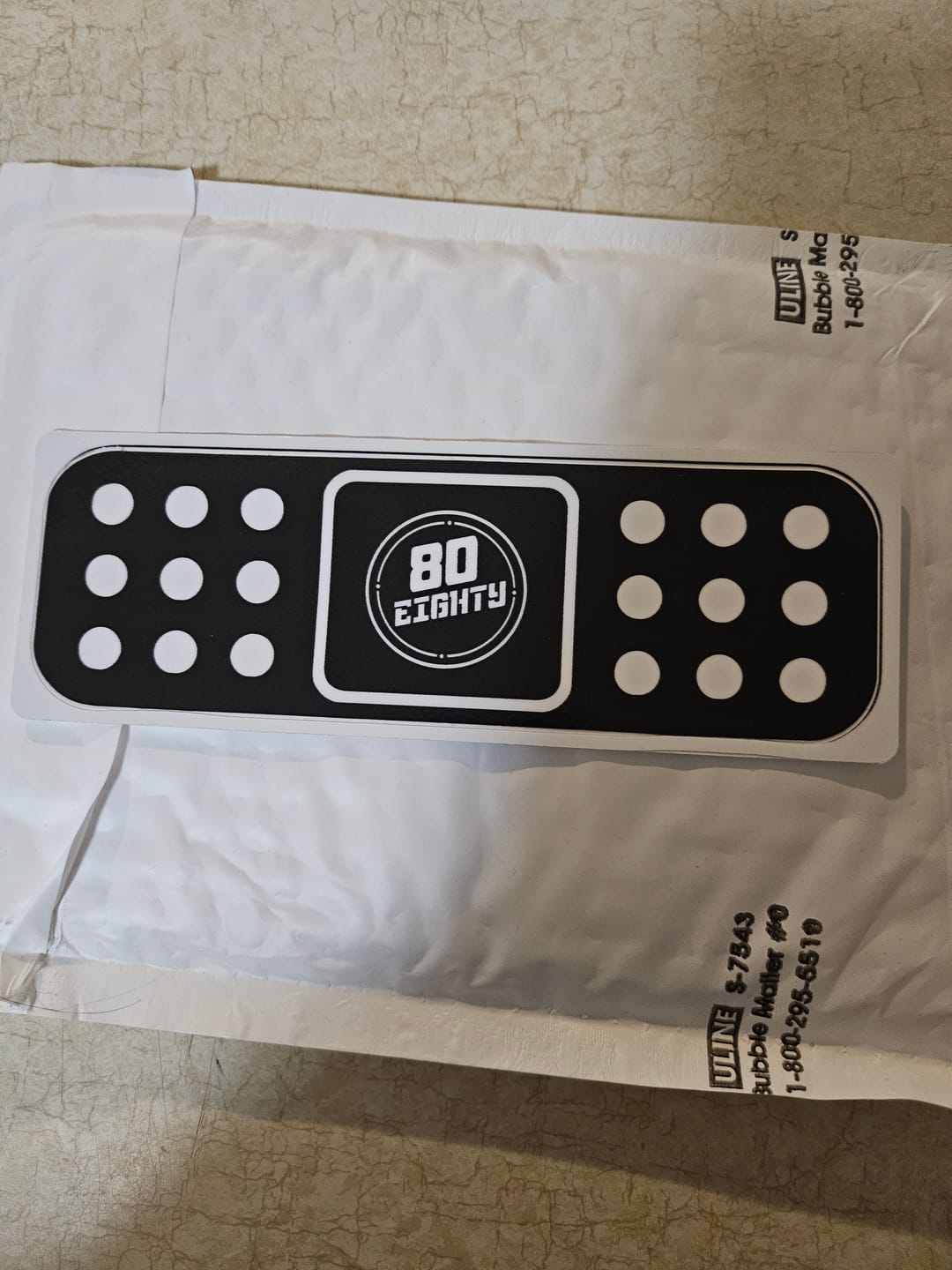 Customer photo review of 80Eighty® Bandaid Vinyl Sticker