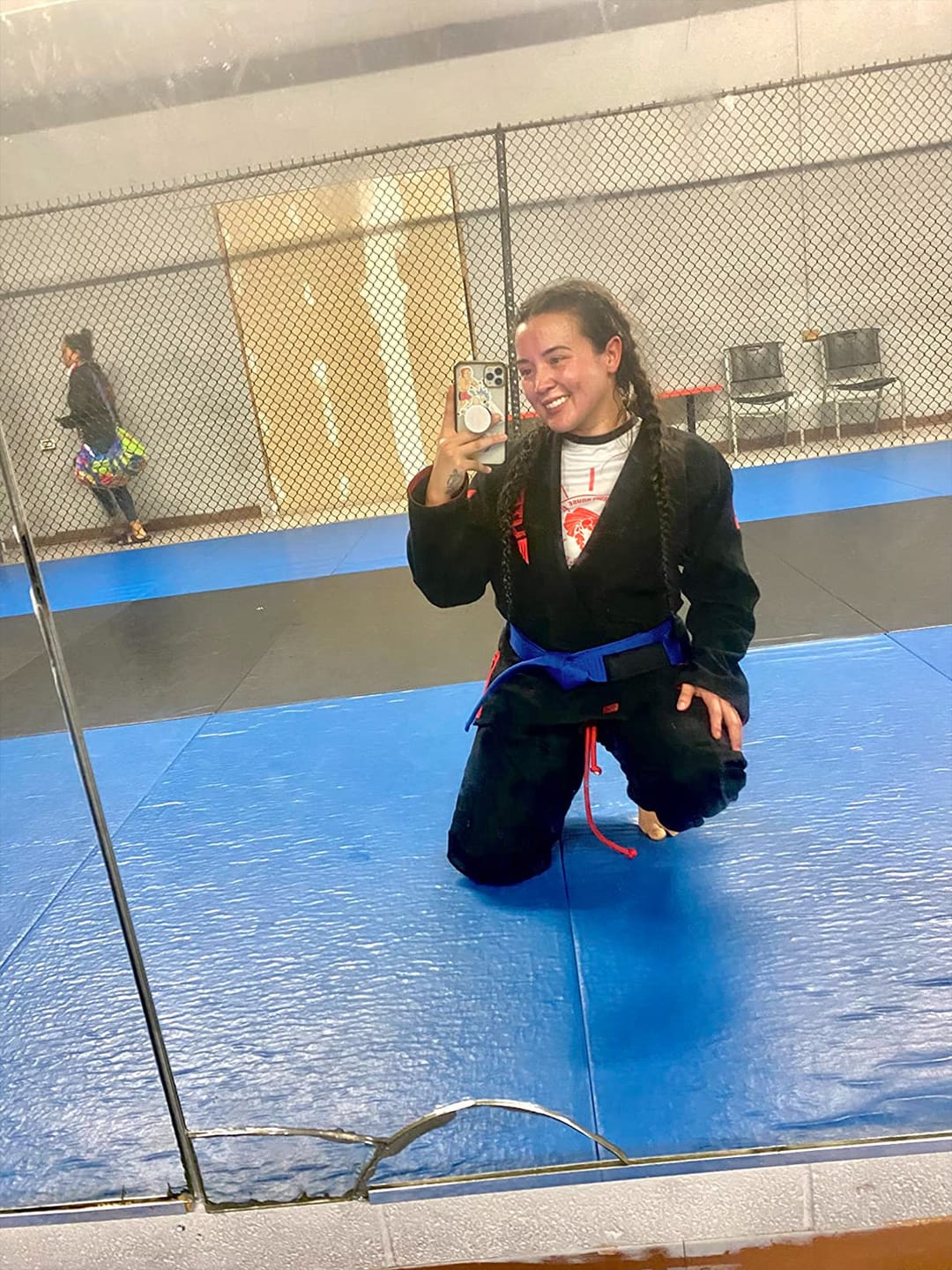 Customer photo review of Brazilian Jiu Jitsu Adults BJJ Blue Belt