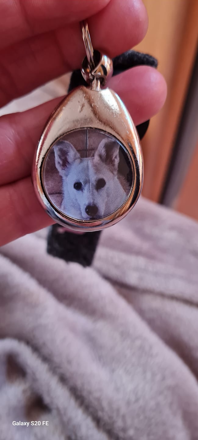 Customer photo review of Schlüsselanhänger mit Hundefoto