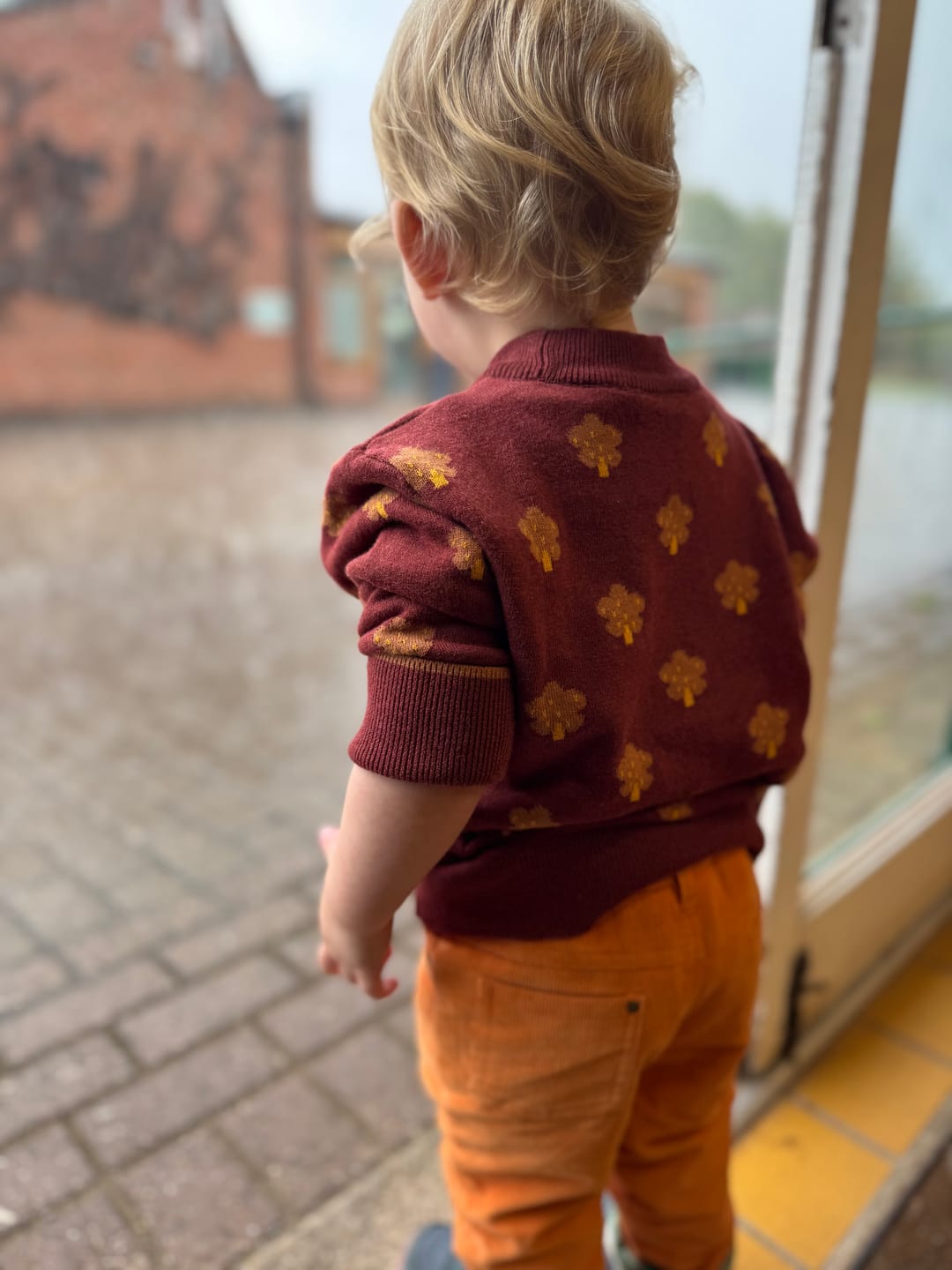 Customer photo review of From One To Another Autumn Leaf Knitted Jumper