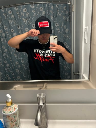 Customer photo review of STRENGTH TEE