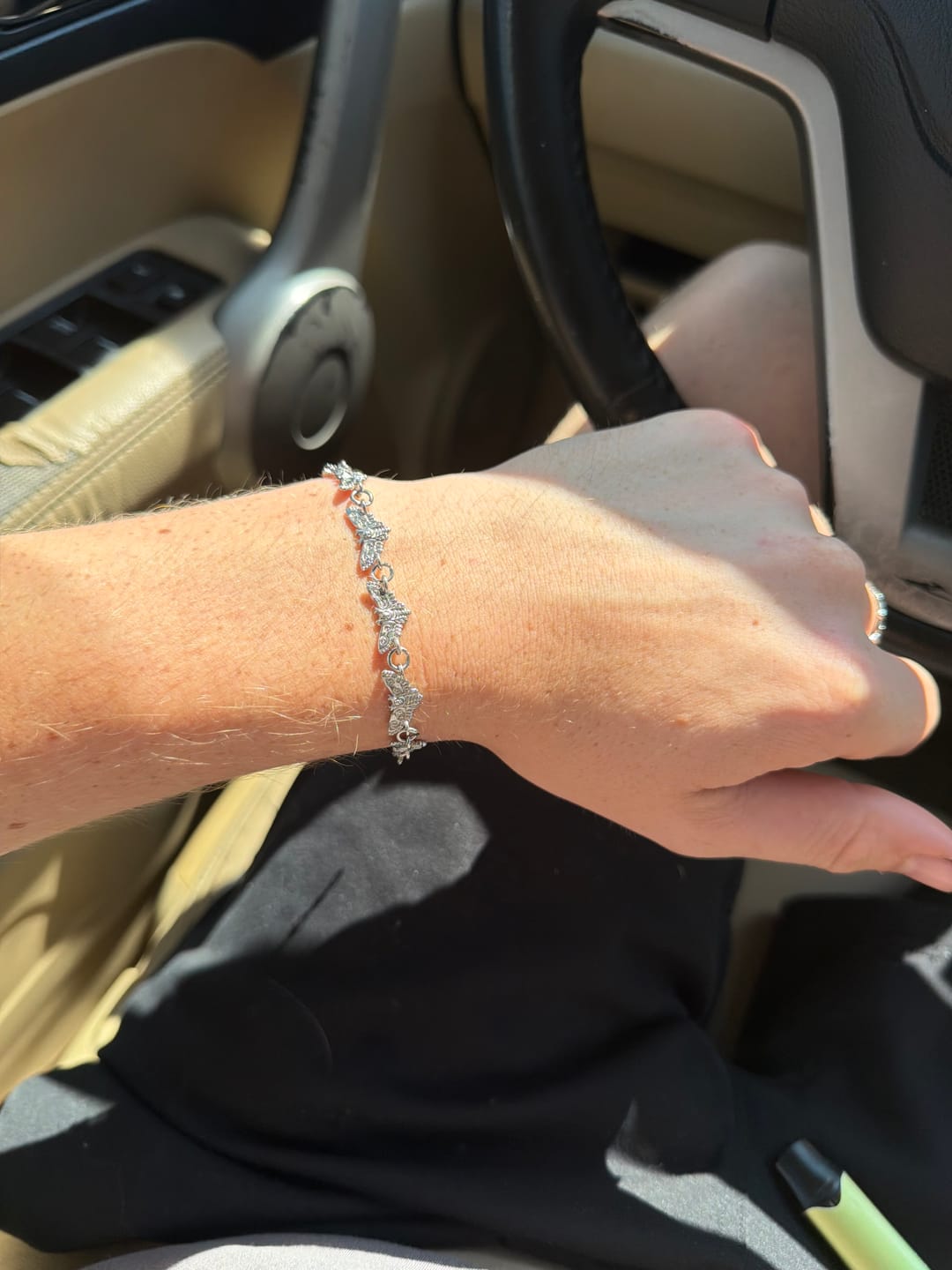 Customer photo review of MOTH BRACELET