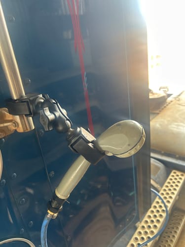 Customer photo review of RAM Tough-Claw™ Clamp B-Size 1" Ball (RAP-B-400U)