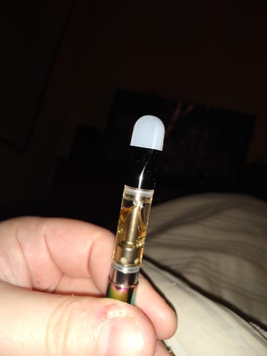 Customer photo review of 1 Gram THC-P Blend Vape Cartridge | Pink Gummy - Indica