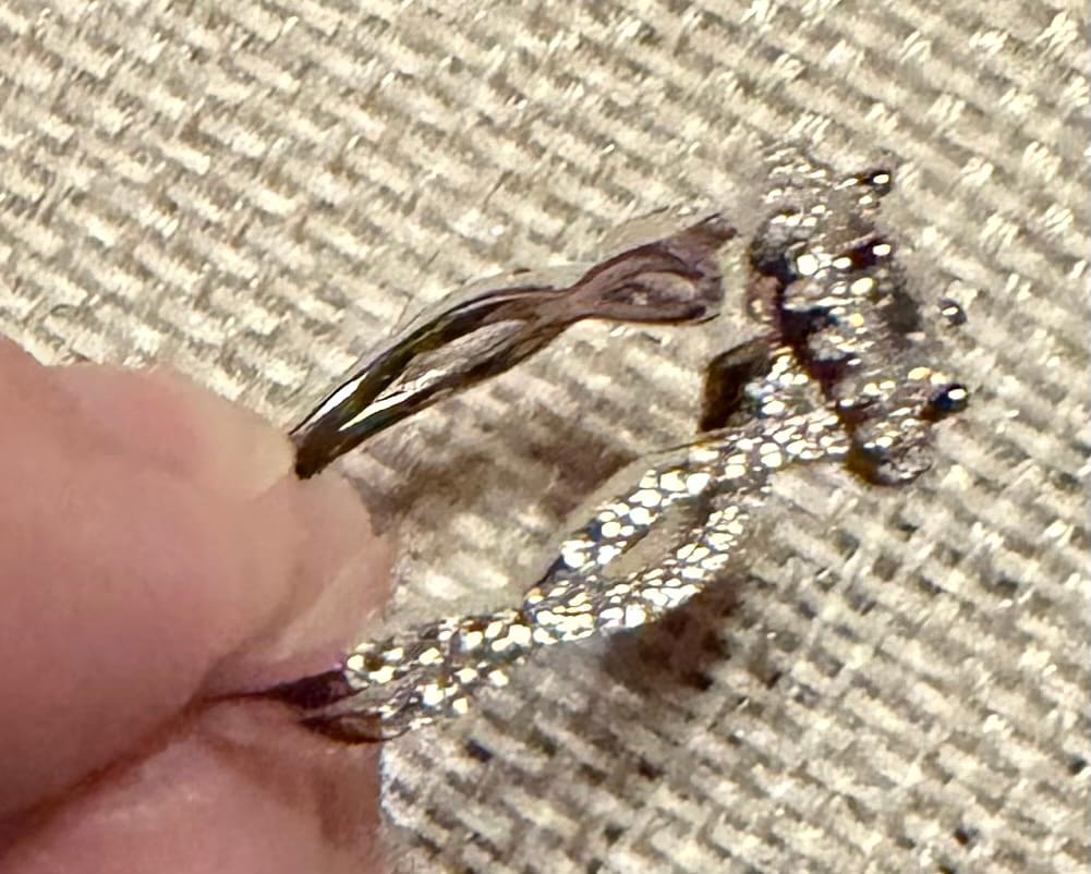 Customer photo review of Moissanite by Cate & Chloe Octavia 1.15ctw Round Cut 925 Sterling Silver 18k White Gold Plated Forever Engagement Ring