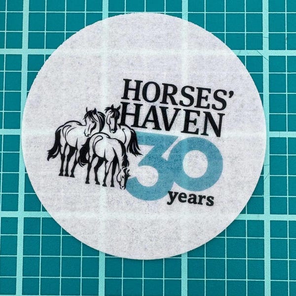 Customer photo review of 50-1000 Personalized Edible Drink Toppers: Monogram Cocktail Garnishes