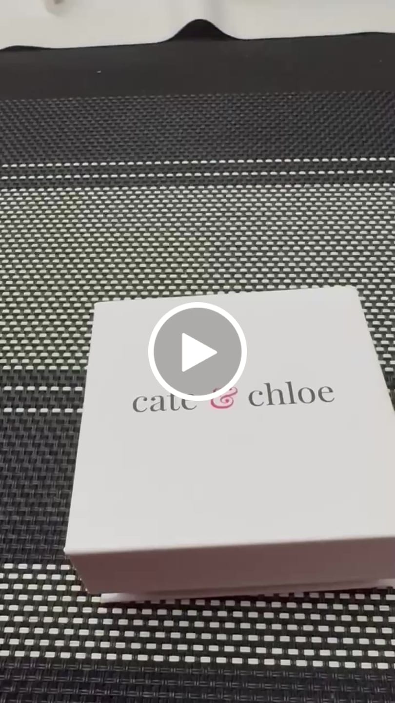 Customer video review of Moissanite by Cate & Chloe Emerson 0.36tcw Round Cut 925 Sterling Silver 18k White Gold Plated Wedding Band