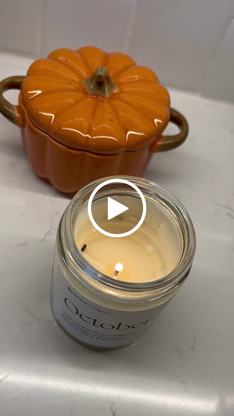 Customer video review of October Candle