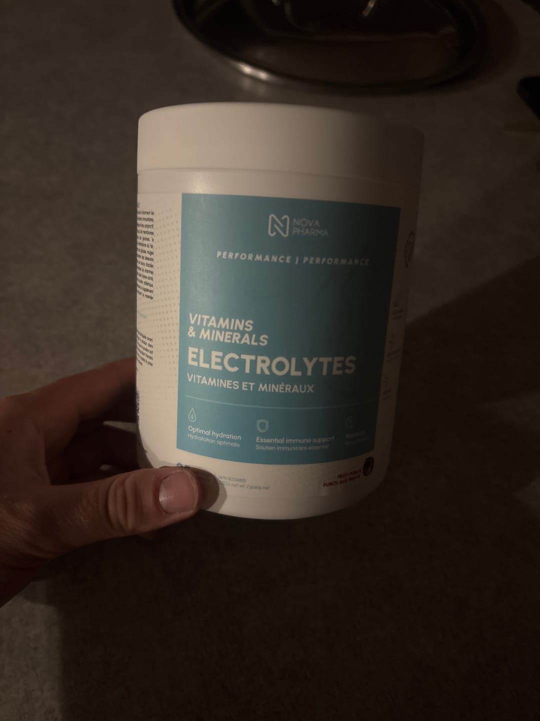 Customer photo review of Nova Pharma - Électrolytes - 250g