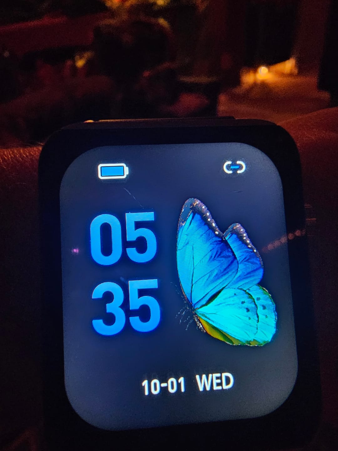 Customer photo review of FITAOS ECG+PPG Blood Sugar Monitoring Health Smart Sports Watch