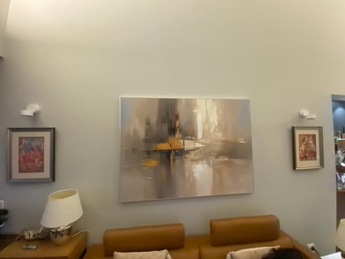 Customer photo review of Abstract Painting Canvas #AP125