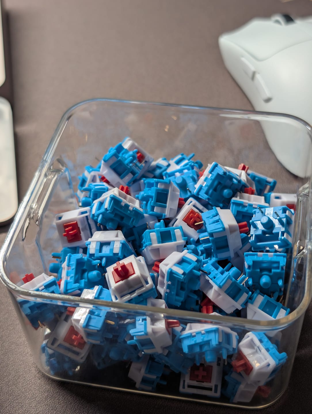 Customer photo review of HMX FIRECRACKER TACTILE SWITCH FACTORY LUBED EDITION (10PCS)