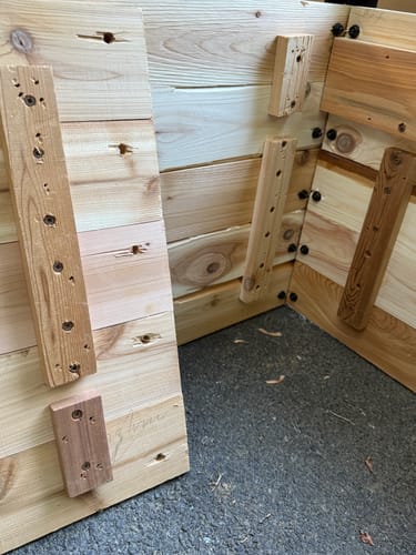 Customer photo review of 18" x 60" Raised Garden Bed - 30" TALL