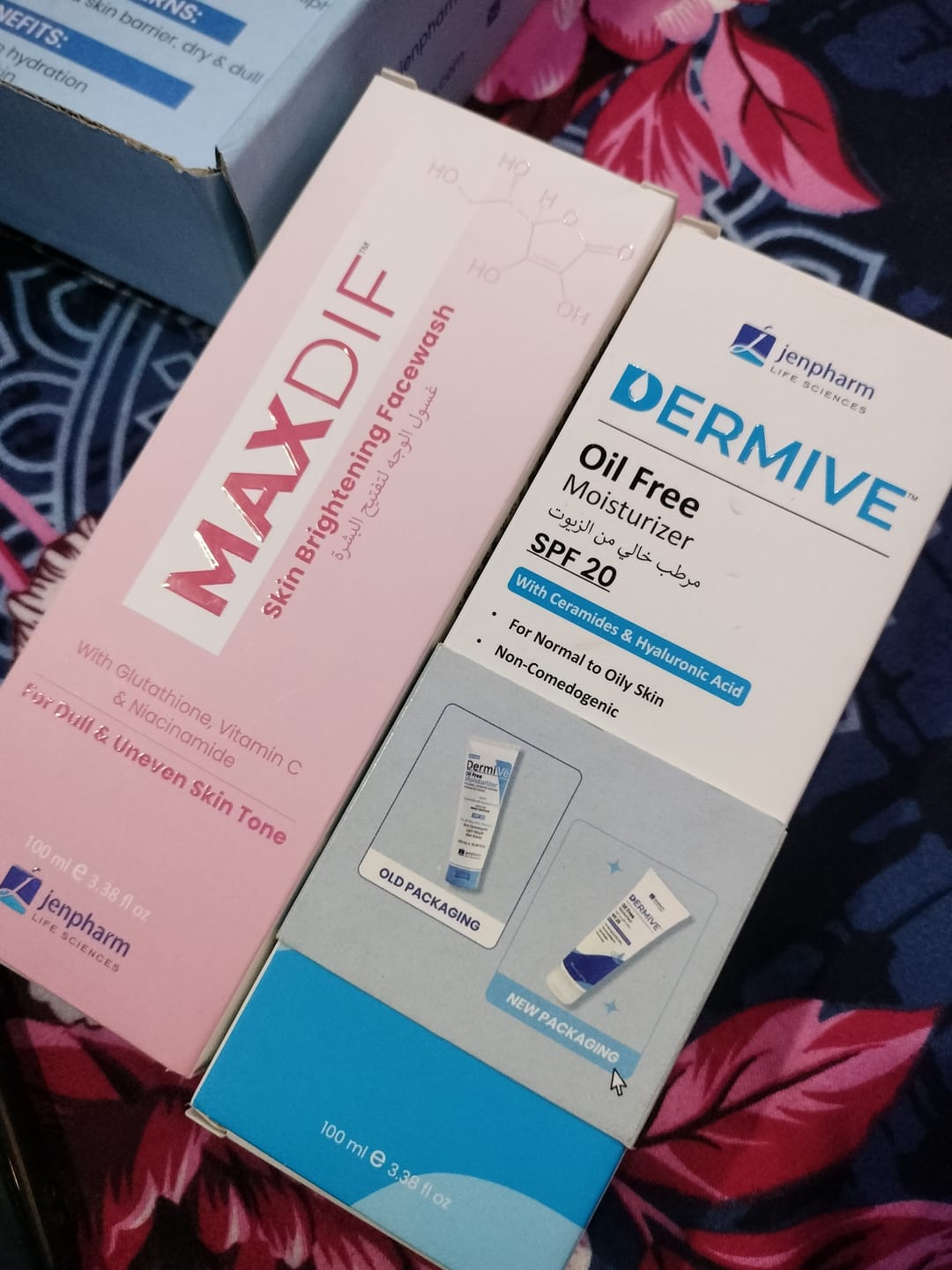Customer photo review of Dermive Moisturizing Wash
