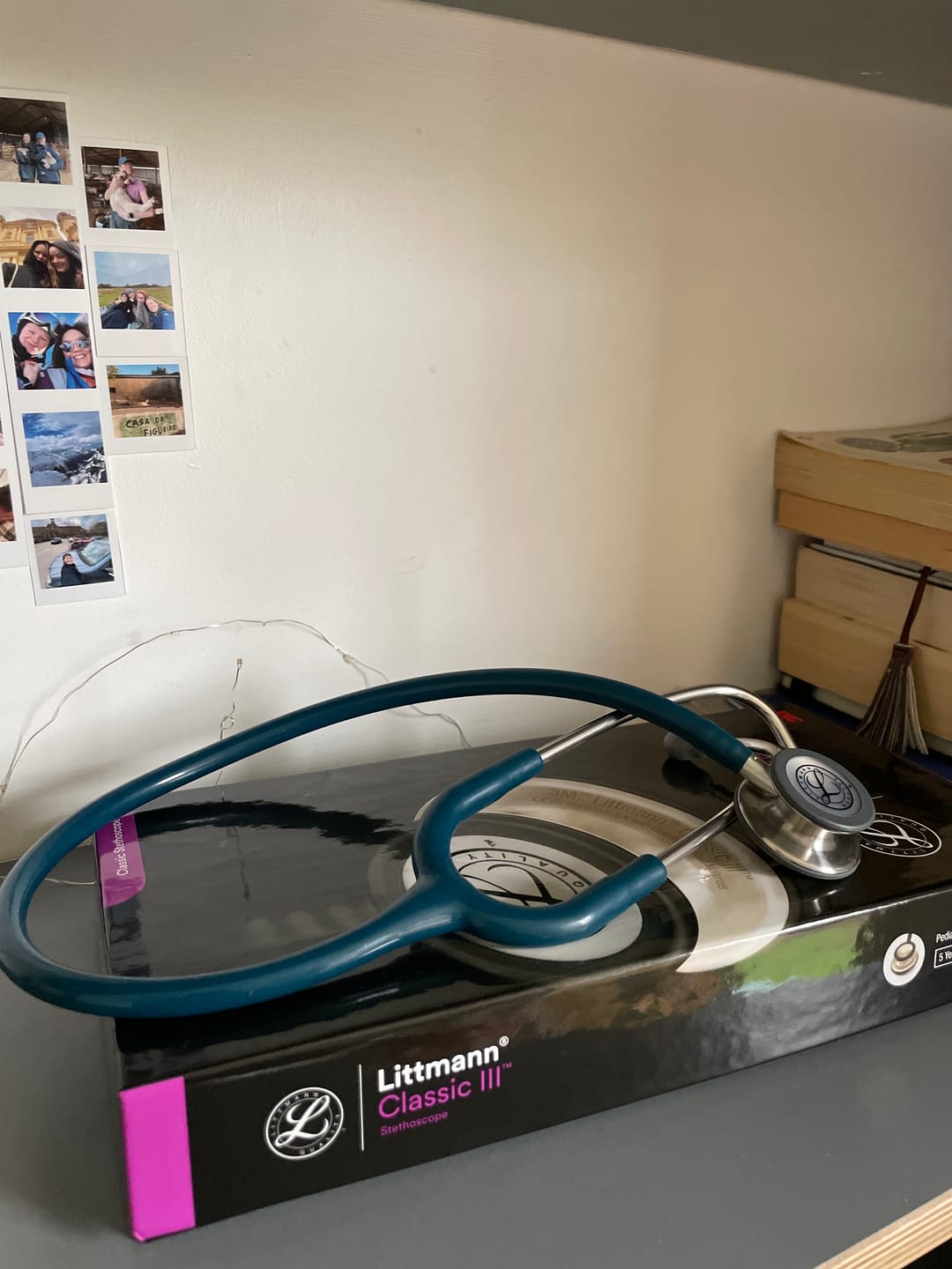Customer photo review of Littmann Classic III Monitoring Stethoscope: Caribbean Blue 5623