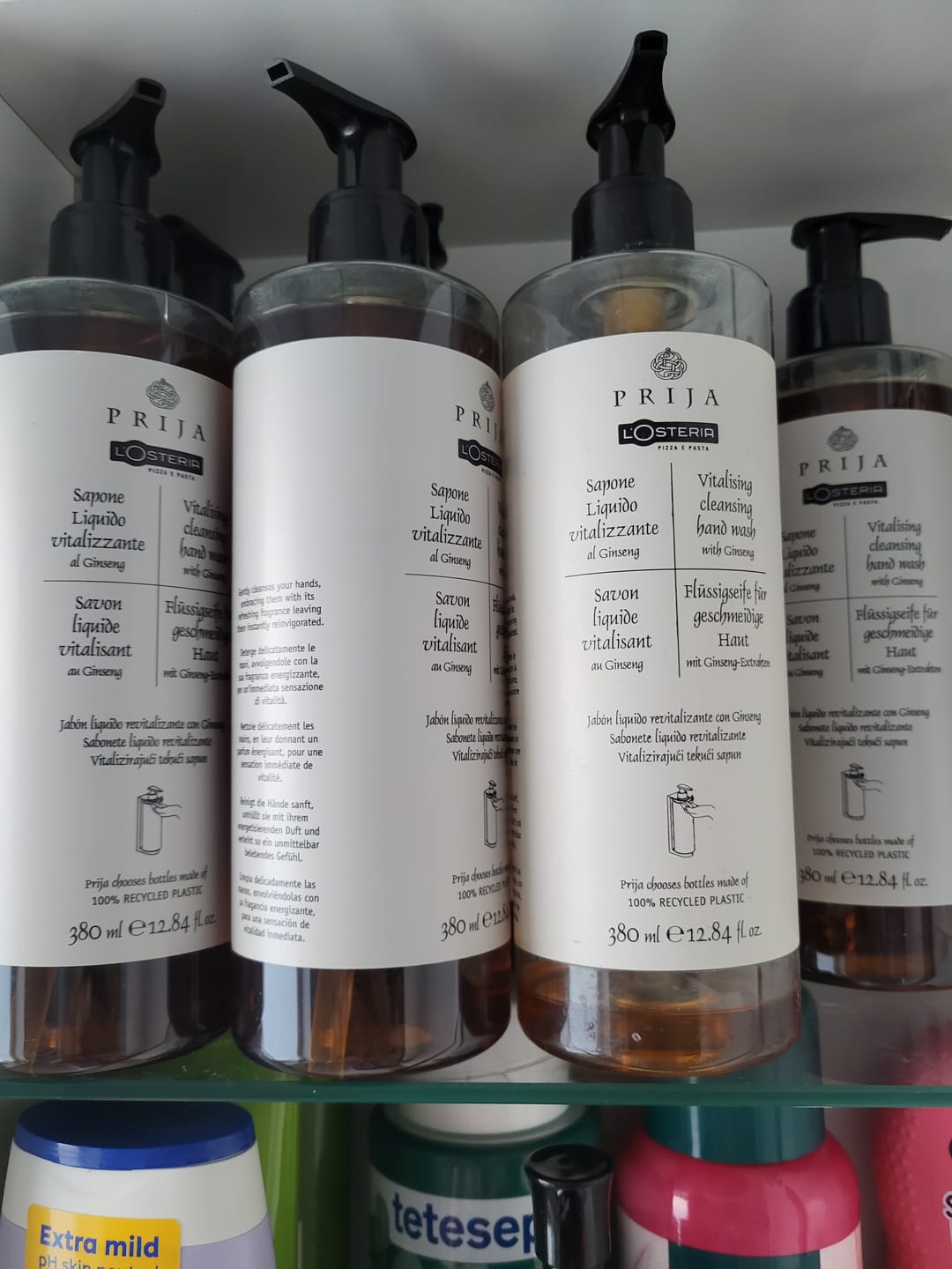 Customer photo review of Prija Flüssigseife mit Ginseng, 18er Set