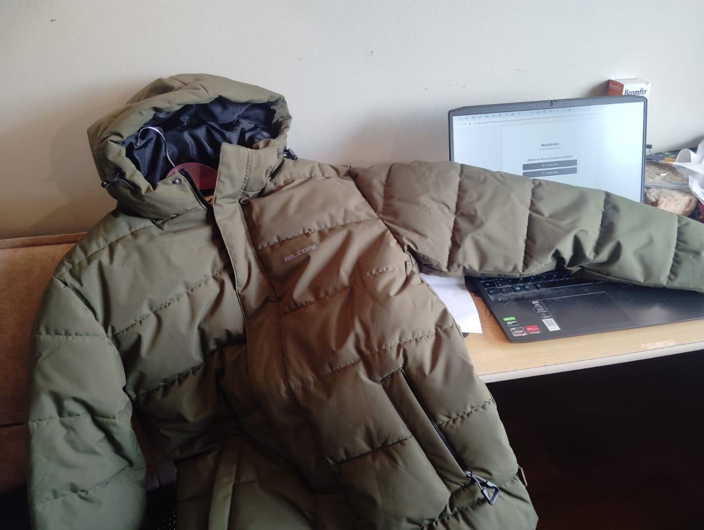 Customer photo review of Parka Outerknown Green (Hombre)