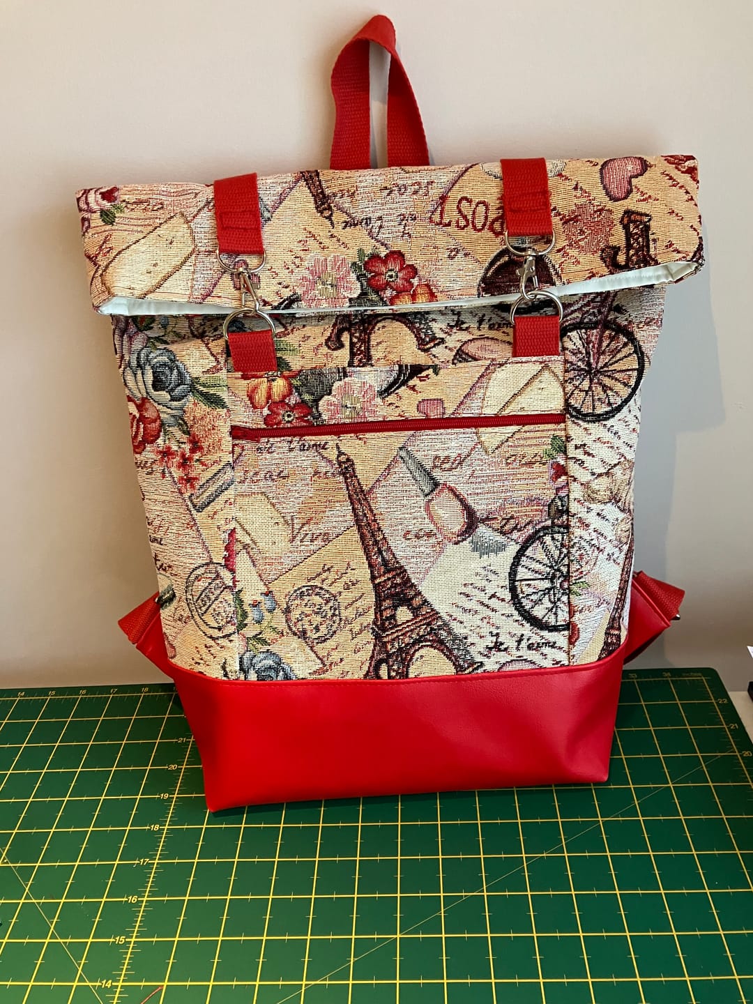 Customer photo review of Eiffel Dreams Tapestry Fabric